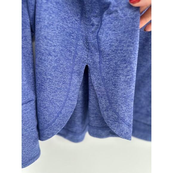 Athleta Uptempo Long Sleeve Top Blue Womens Size 2X Round Hem Athletic Stretch - Picture 3 of 10